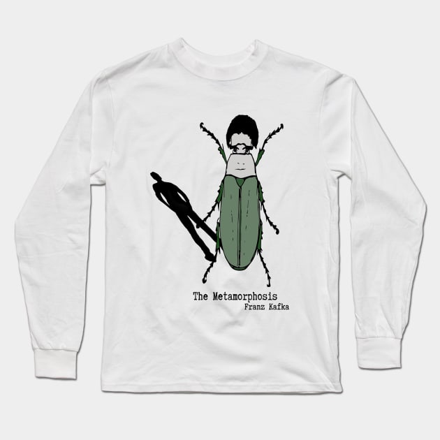 Franz Kafka The Metamorphosis Long Sleeve T-Shirt by PoetandChef